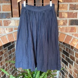 NotPERFECTLINEN 1950’s city skirt S/M